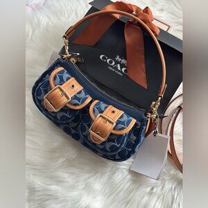 NWT COACH 💎 Ashton Bag In Signature Denim crossbody